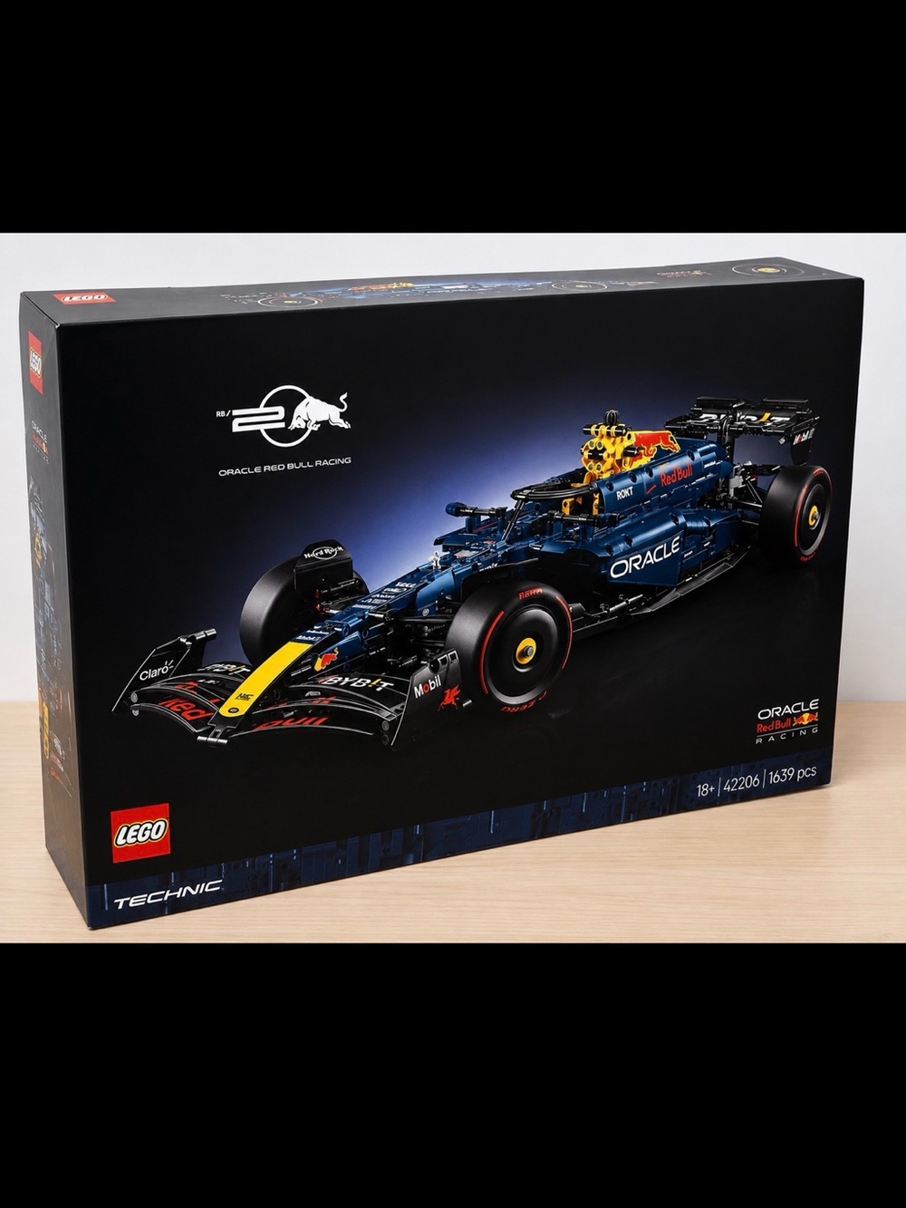 Lego Technic Oracle Red Bull Racing RB19 in Dark Blue and Yellow Accents